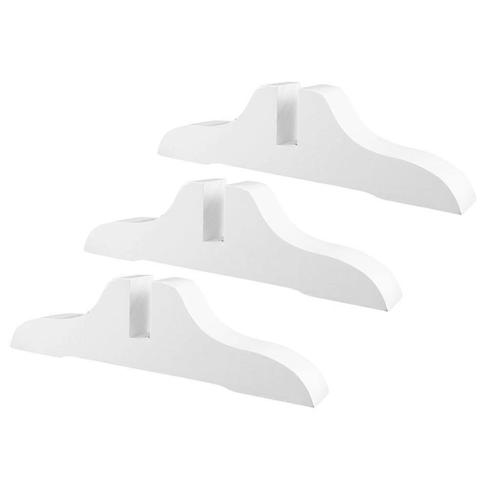 Wooden Partition Base Screen Support Stand 3Pcs for Home and Office Use