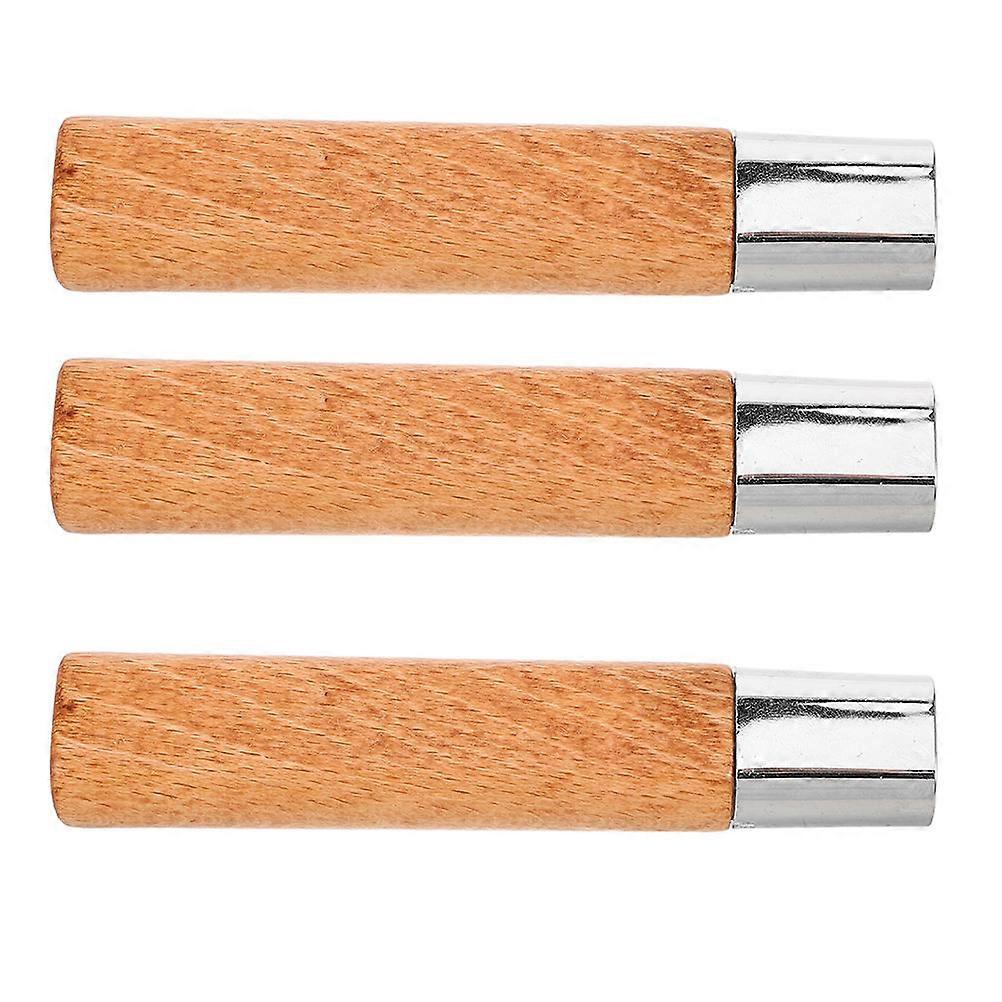 Wooden Handle Replacement for Kitchen Cutter 3Pcs Grip Handles