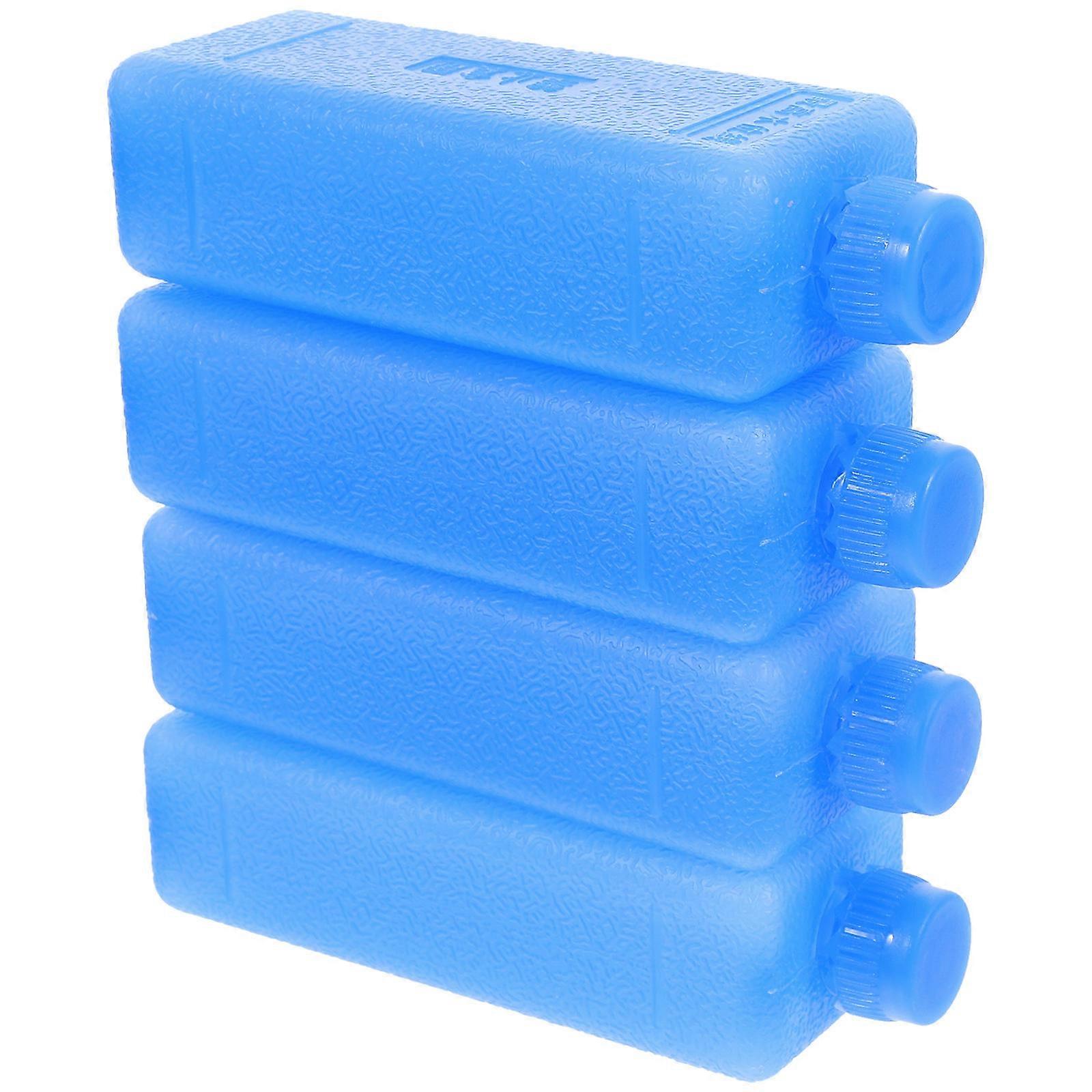 Freezer Packs for Cooler Use Ice Blocks Reusable 4Pcs Blue Set