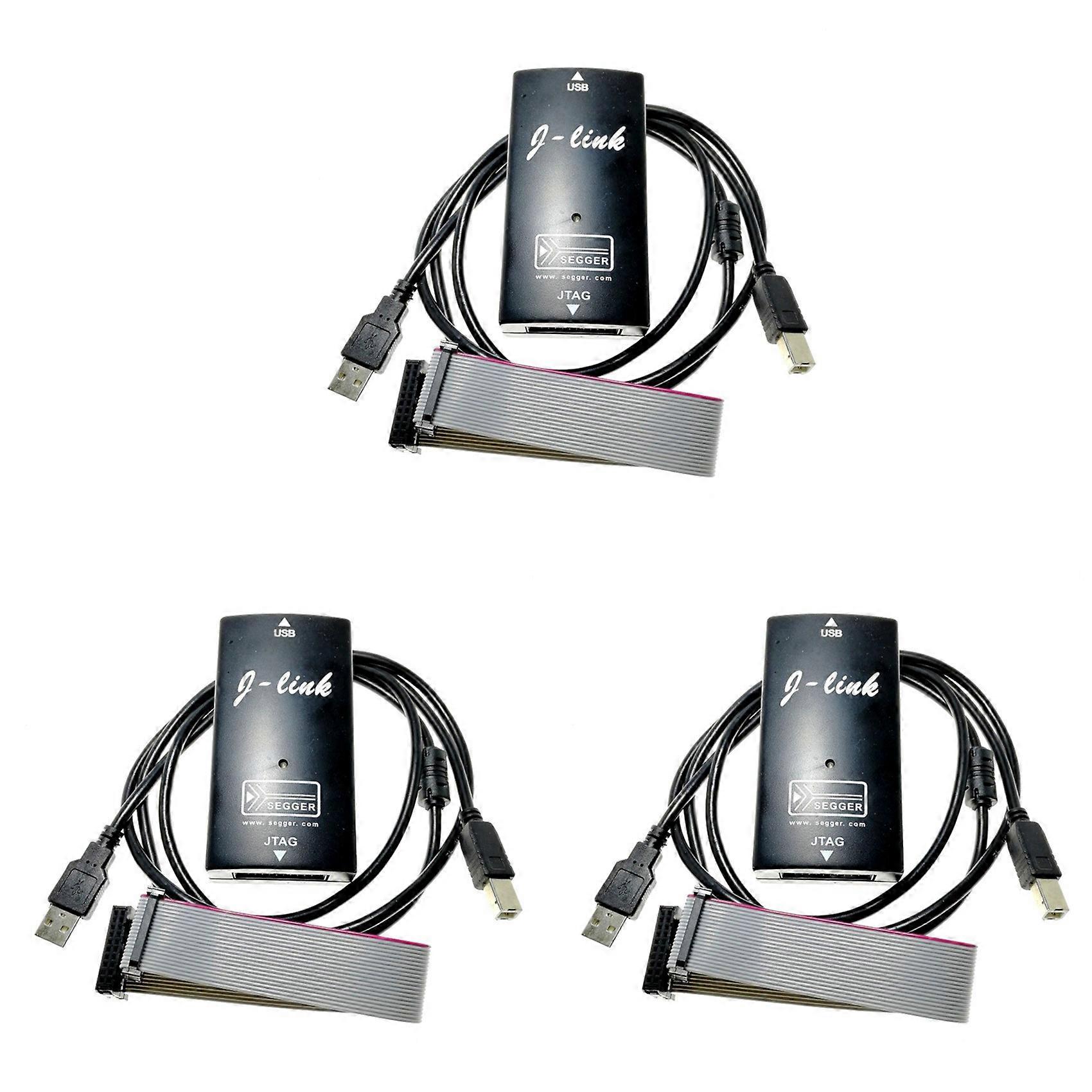 3X Top Quality for JLINK J-LINK V9 ARM Emulator USB-JTAG Adapter Emulator STM32 ARM MCU