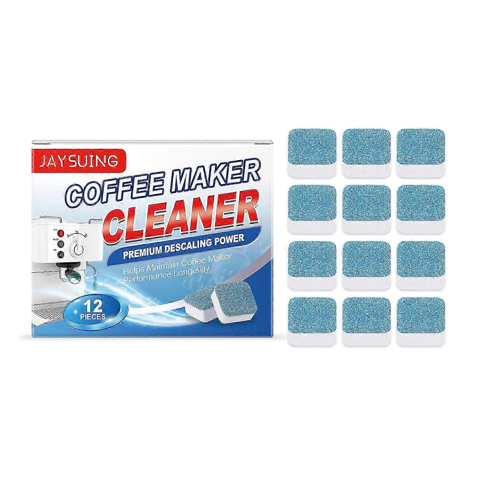 Effervescent Coffee Machine Descaling Tablets - 12 Pack