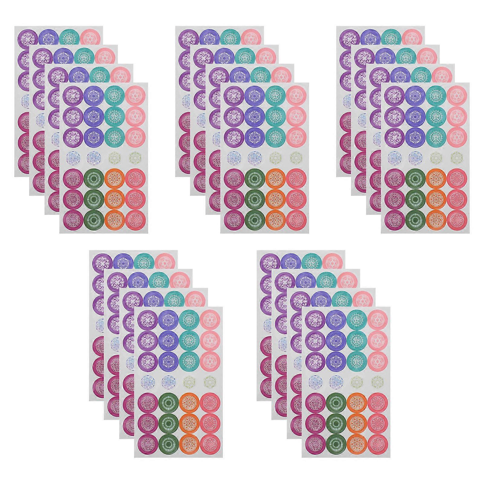 Circle Shape Hole Stickers For Binder Paper Versatile Application Office Documents Library 20Pcs