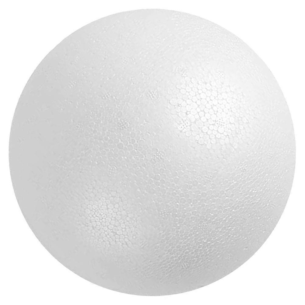 Smooth White Craft Foam Balls for DIY Decoration 25Cm Quantity