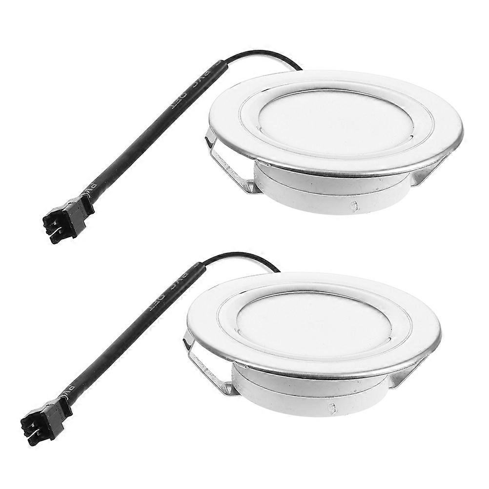 LED Range Hood Light Bulbs 2 Pack Bright Silver Durable Energy Efficient Easy Installation for Kitchen 70mm