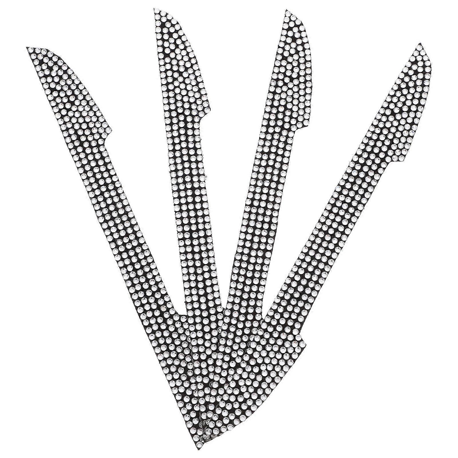 Car Door Handle Protector Scratch-Resistant Sticker with Rhinestone Design 20Pcs