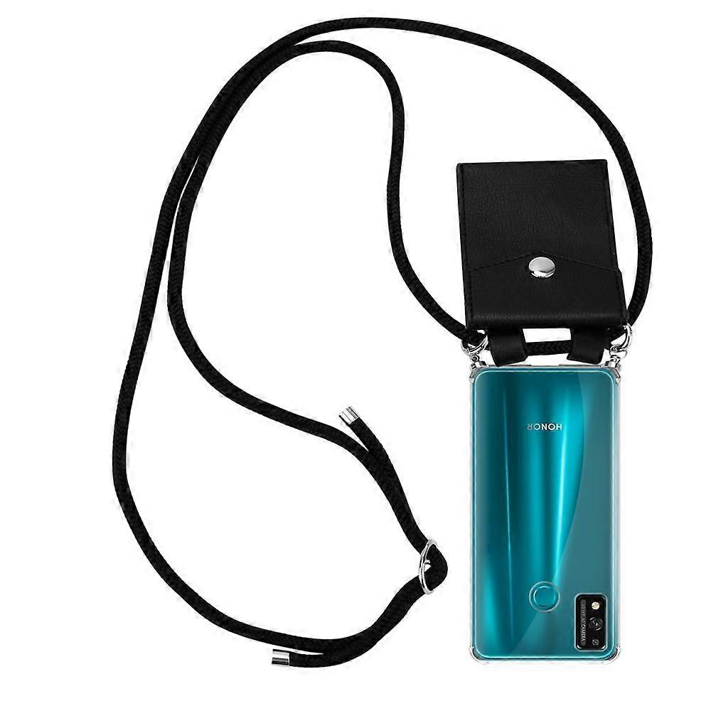 Honor 9X LITE Case Silicone Protective Case - Cord with Silver Elements