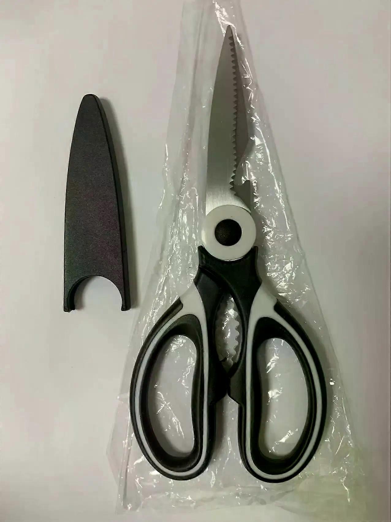 1pc Multifunctional Scissors, Steel Strong Food Scissors, Suitable For Duck, Fish And Broiler Bone Scissors, Pizza And Salad Bar