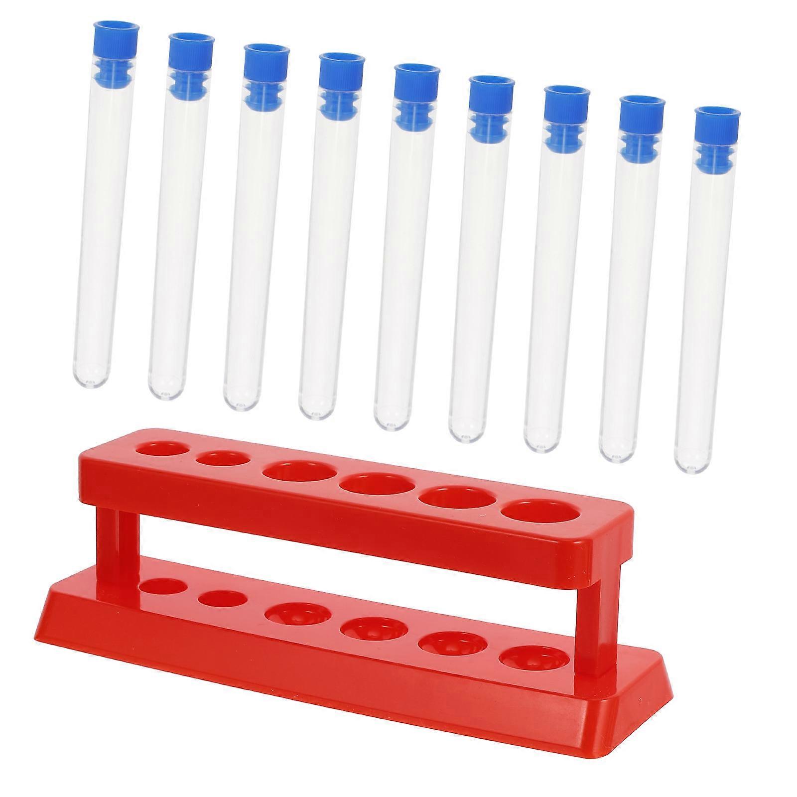 Plastic Test Tube Rack for Laboratory with Assorted Color and Sturdy Design 1 Set