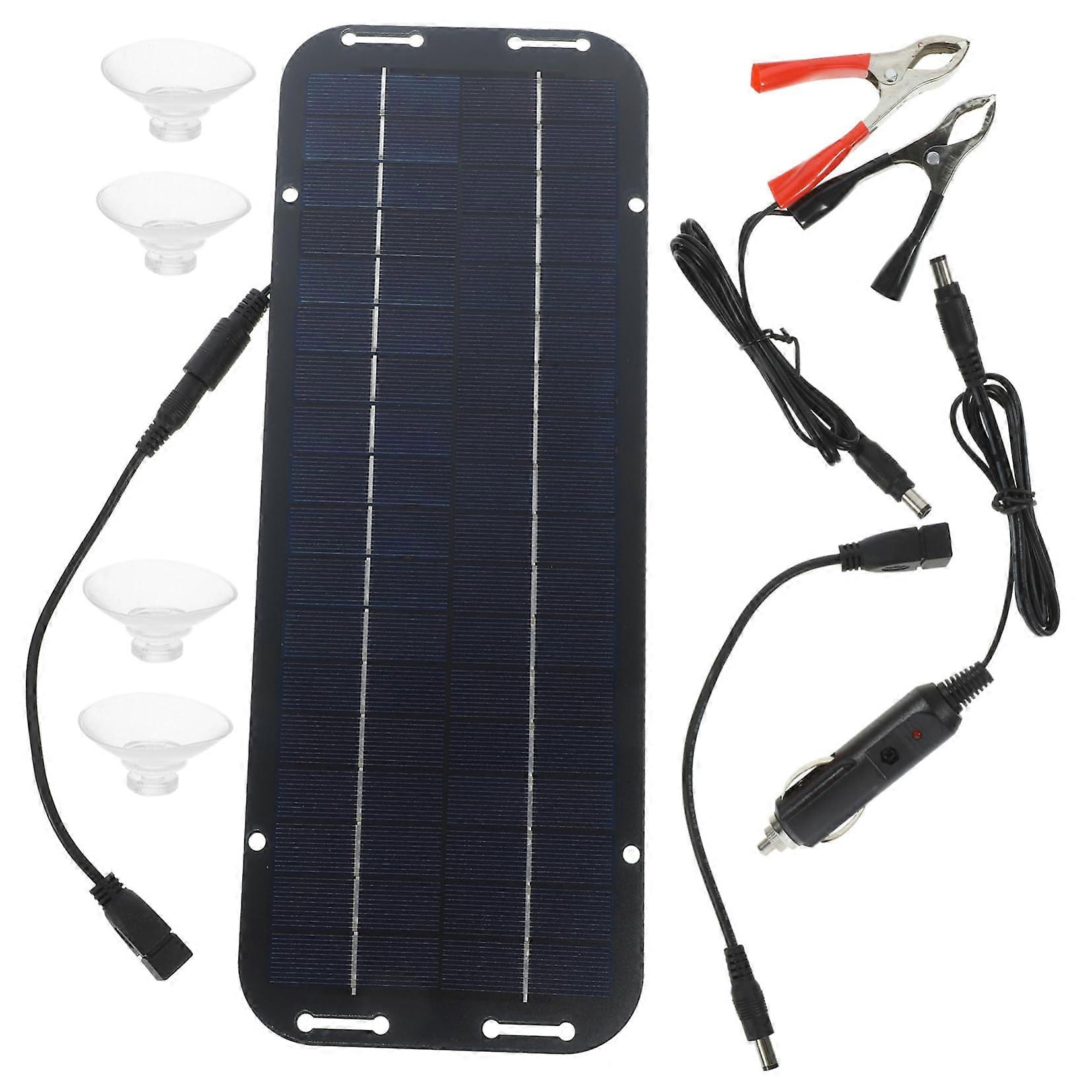 Portable Solar Panel Charger with USB Type C Fast Charging for Camping RV Travel and Outdoor