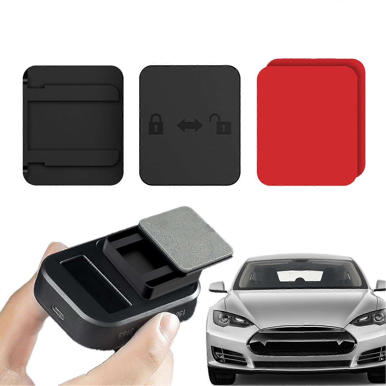 Toll Pass Holder with Reusable Adhesive Windshield Mount for EZ Pass, Detachable and Heat Resistant Design, Black