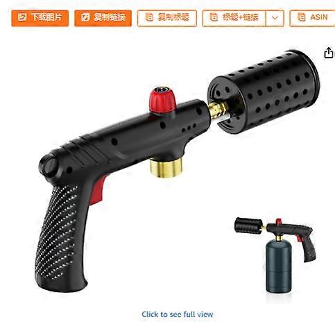 （1 Pack）Kitchen & Outdoor Handheld Torch - BBQ Grilling, Adjustable Flame, Safety Lock  WG