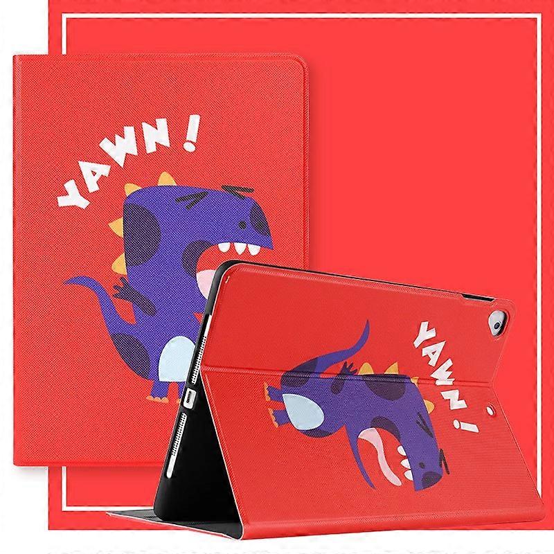 Stylish Case For Ipad 10.2 Red Little Dinosaur No997