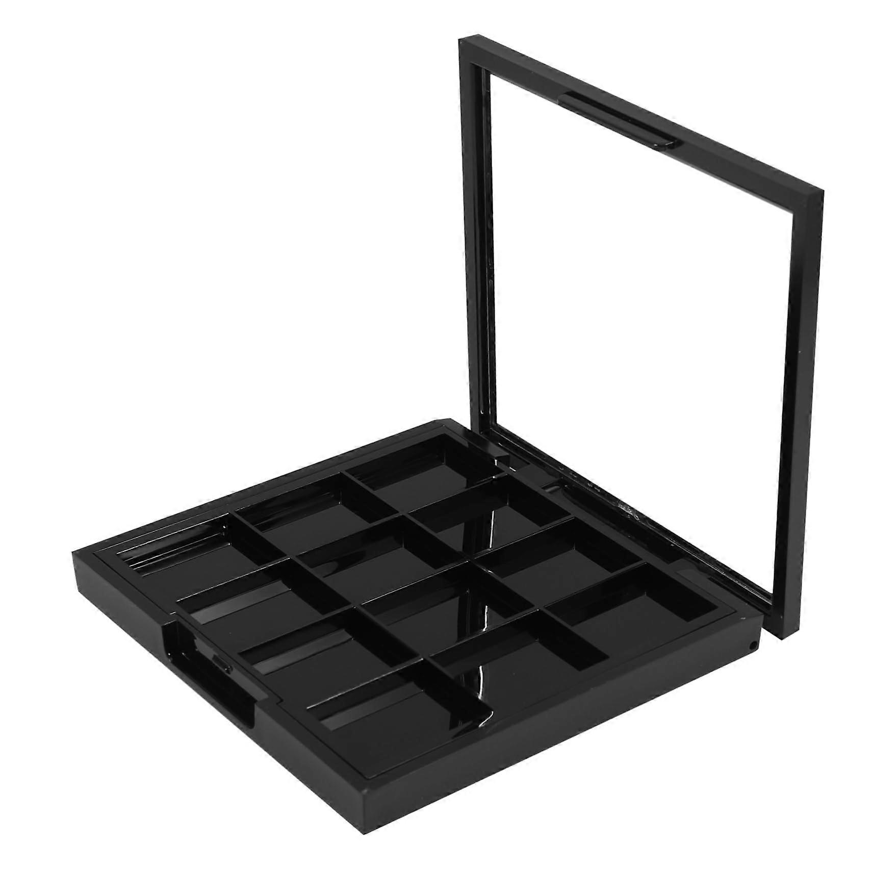 Empty Eyeshadow Palette 12 Grid Storage Makeup Organizer Case for DIY and Travel Use