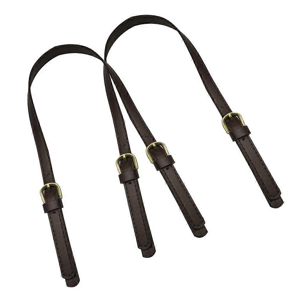 Replacement Bag Strap For Handbag Synthetic Diy Bag Belt Rectangular Shape Classic Design Everyday Use 2Pcs