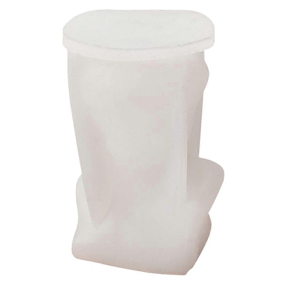 David Head Silicone Craft Mold for DIY Reusable and Durable 3D Casting Mold White