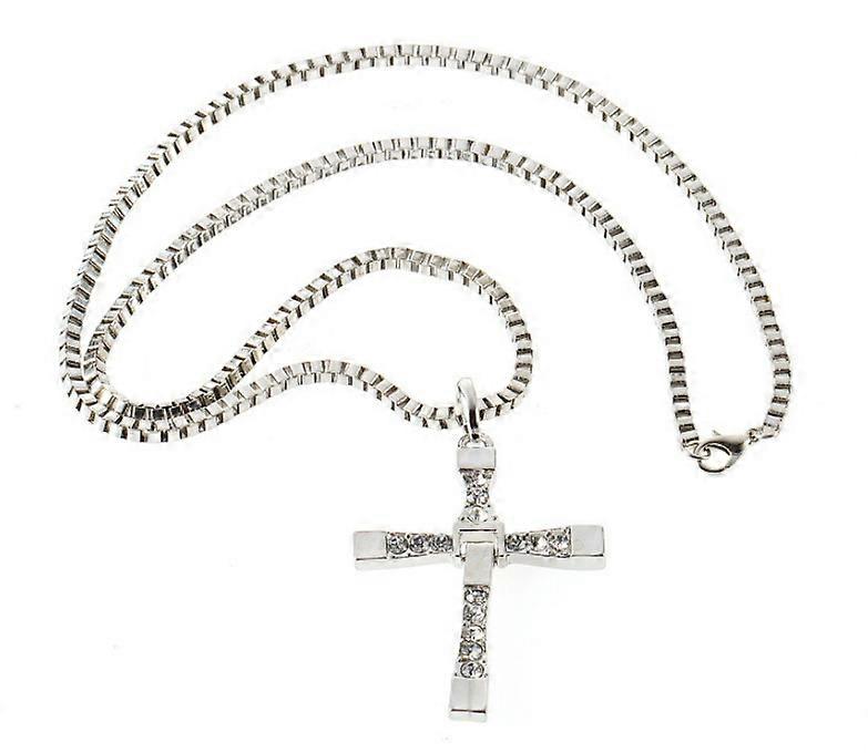 collana con ciondolo a croce p