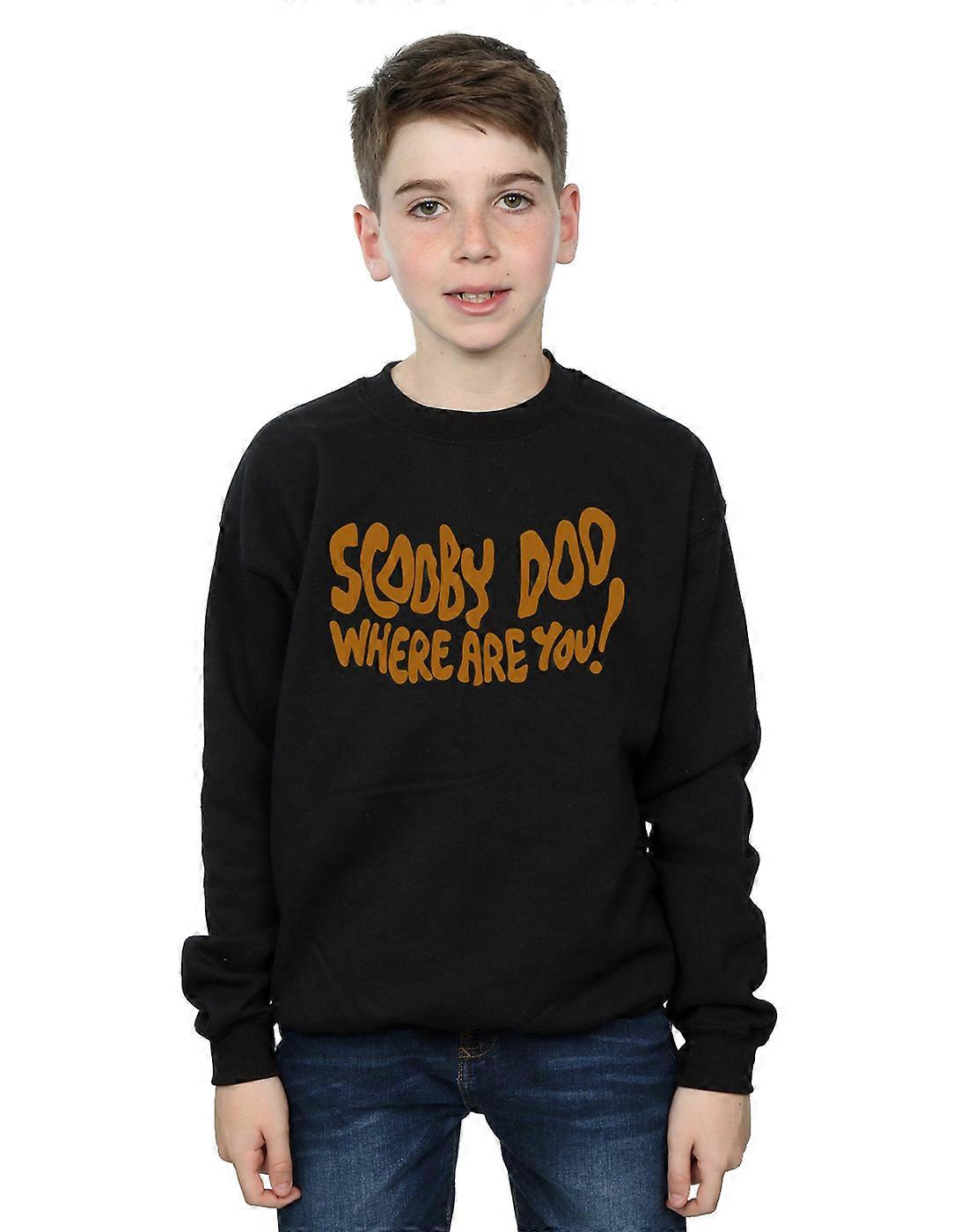 Los chicos de Scooby Doo dónde estás espeluznante sudadera