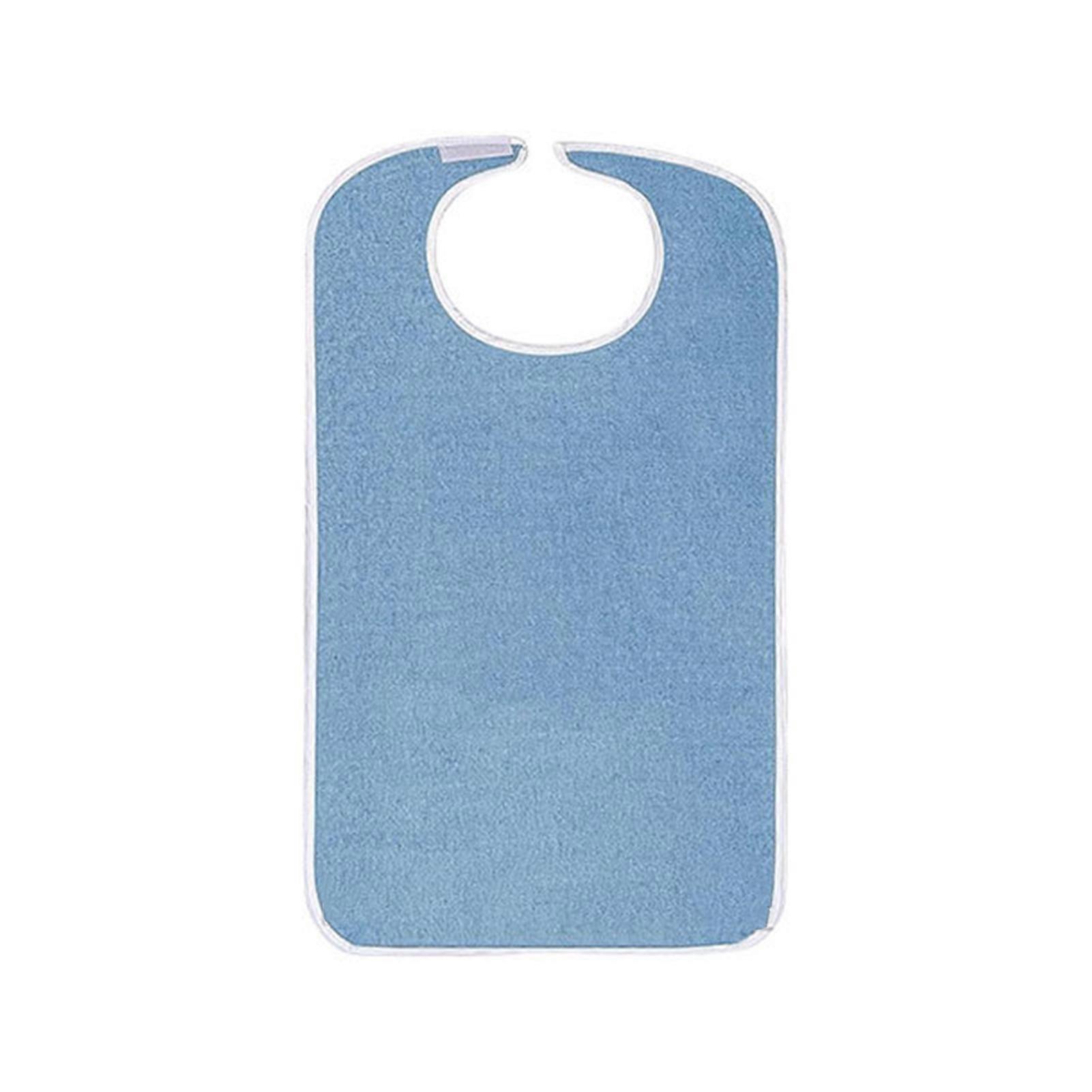 Adjustable Waterproof Eating Bib with Pockets and Large Coverage for Elderly and Kitchen Use