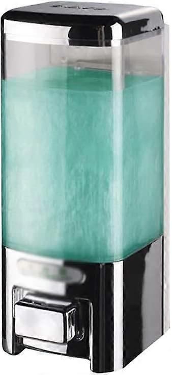 Wall Mount Soap Dispenser White Plastic NonDrip Easy Refill for Bathroom Kitchen Hotel