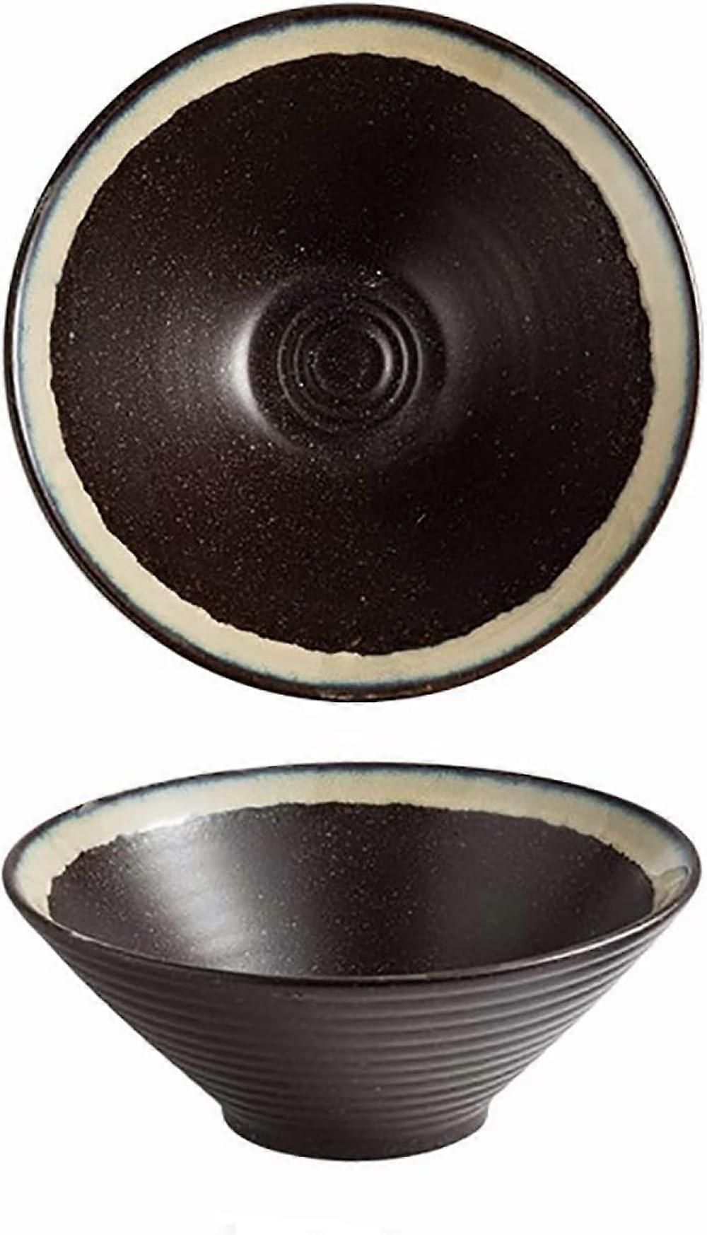 Large Ceramic Bowl for Salad Pasta Soup and Cereal, Easy Clean Stackable Design, 9 Inch