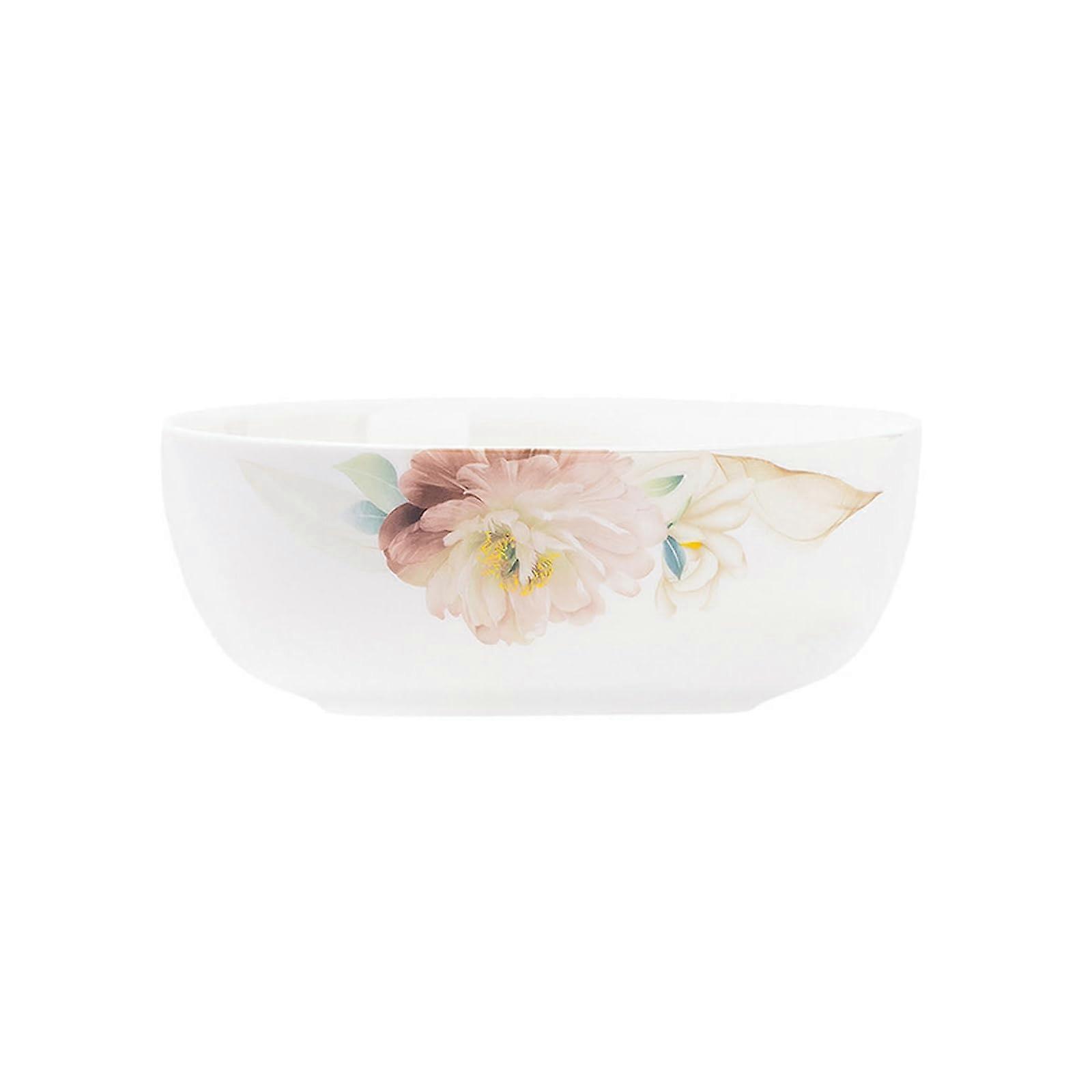 8 Inch Ceramic Soup Bowl  Scratch Resistant, Microwave and Dishwasher Safe Dinnerware