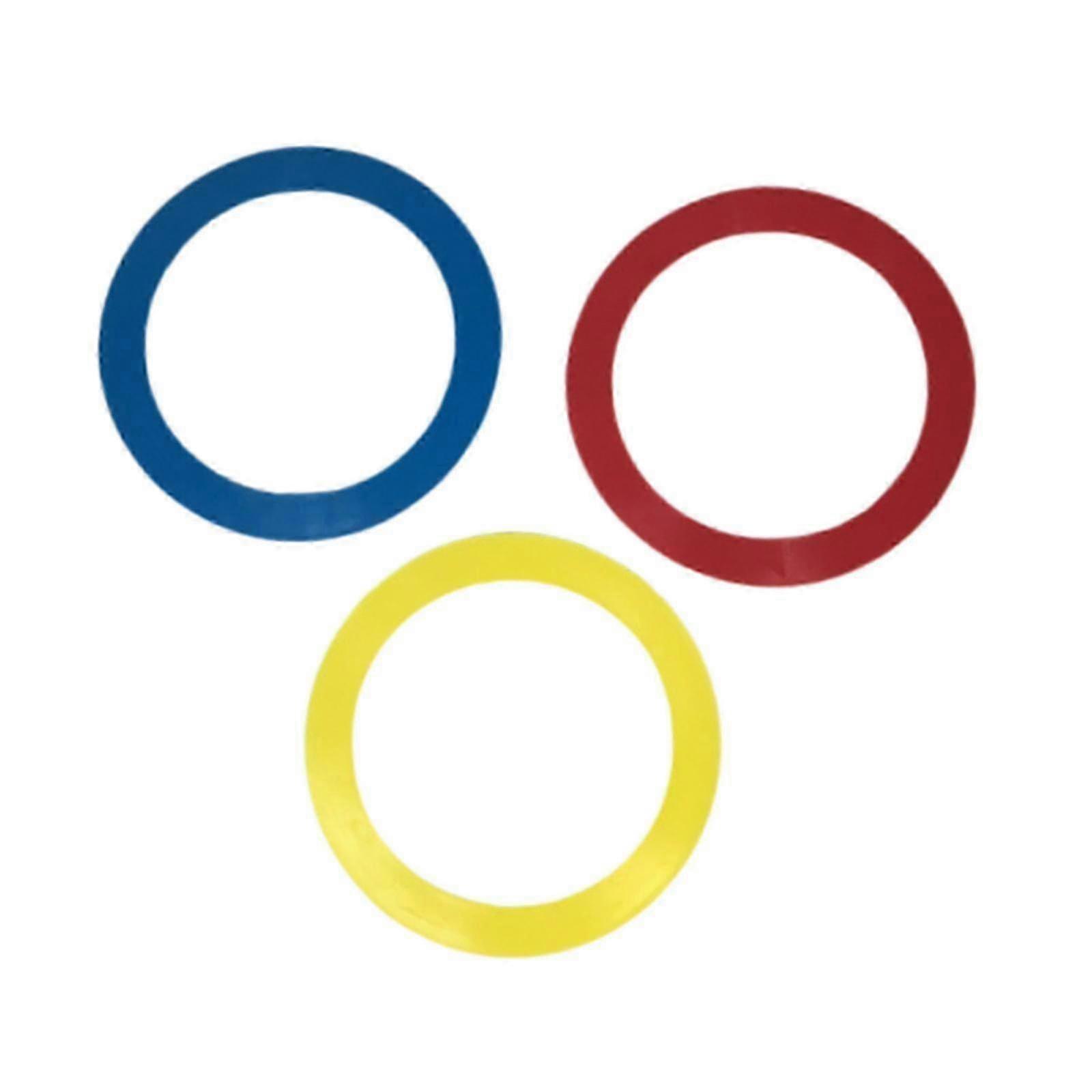 3x Juggling Rings for Acrobatic Acrobatic Troupe Props Throwing Rings
