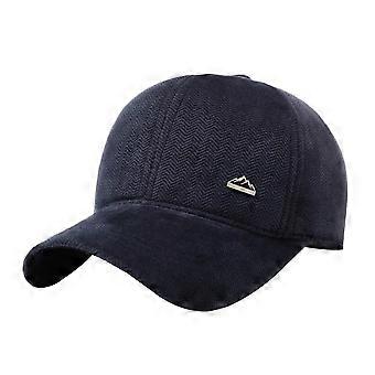 Wintermuts voor heren met oorklappen, winddichte oorbeschermers, baseballpet, verstelbare casual truckerpet voor mannen
