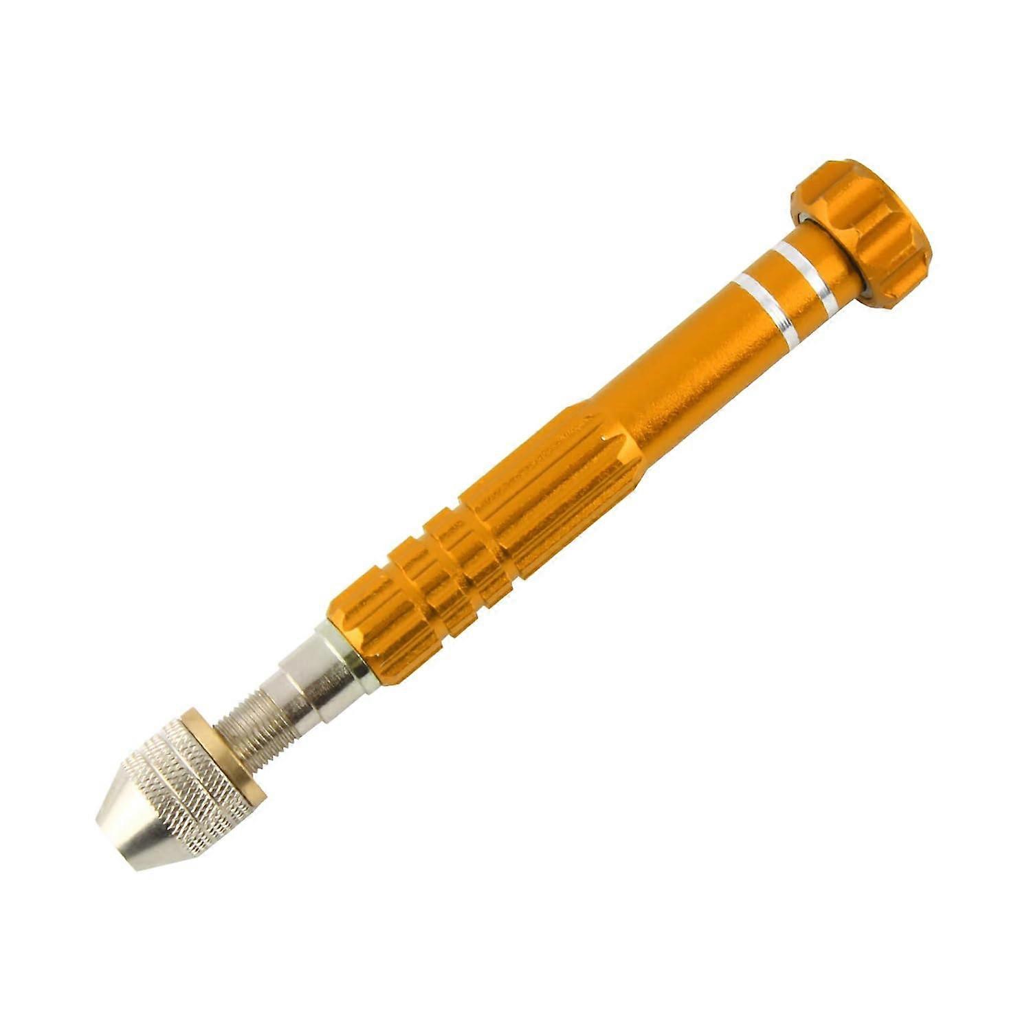 Hand drill, spiral chuck, mini aluminum hand drill