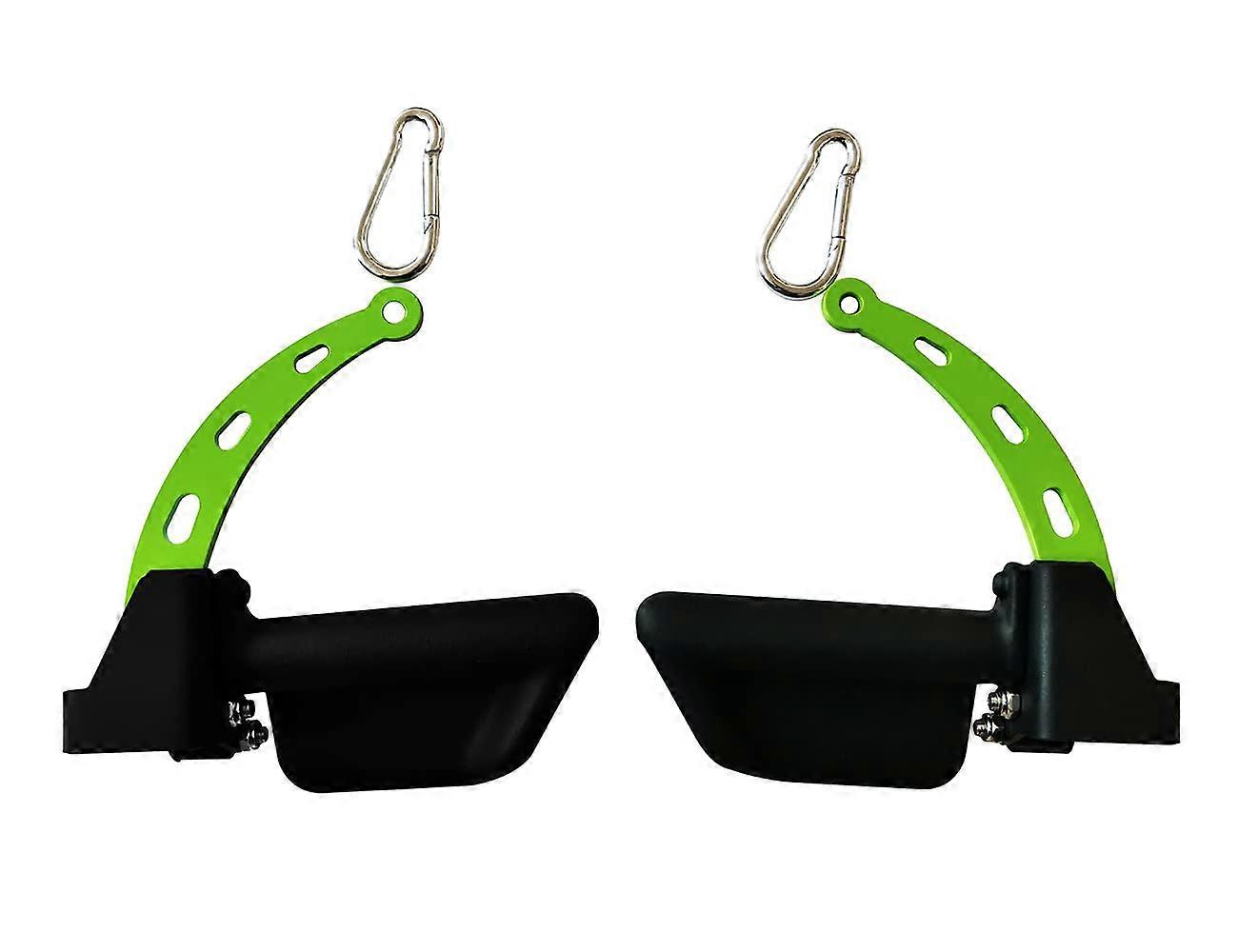 Adjustable Lat Pulldown Bar Cable Attachment with Wide Grip Rubber Handles for Gym and Home