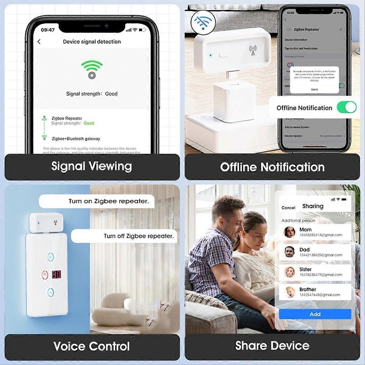  Tuya smart home zigbee repeater