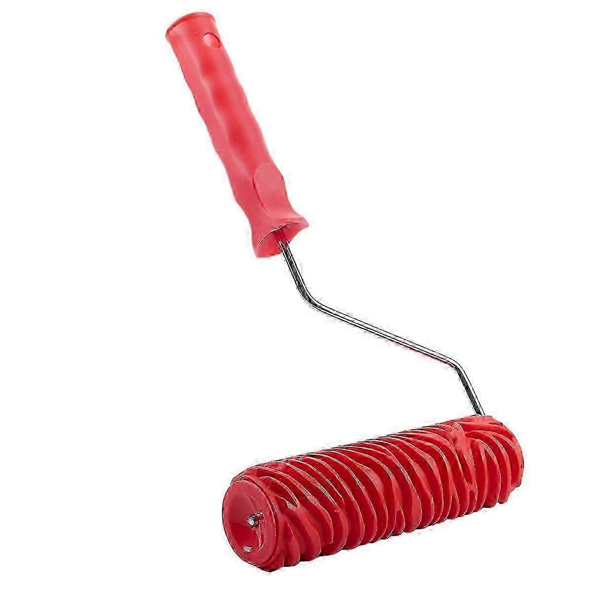 painting roller with embossed zebra stripe texture