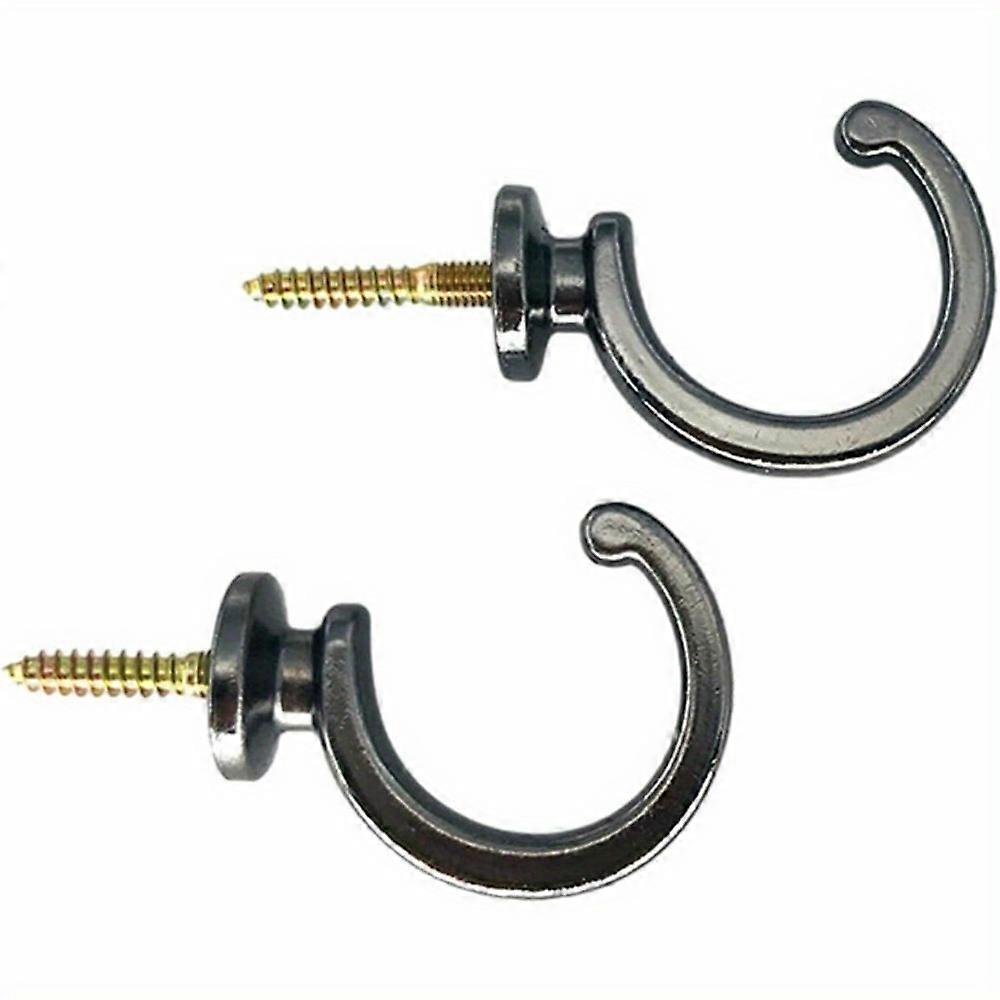 (2Pcs) End Curtain Drapery Hold Back Tie Back Hooks