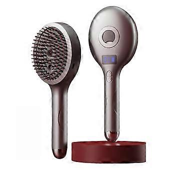 2 in 1 Detangling Hair Brush with UltraFine Mist Sprayer for Wet and Dry Frizz Control, Gray