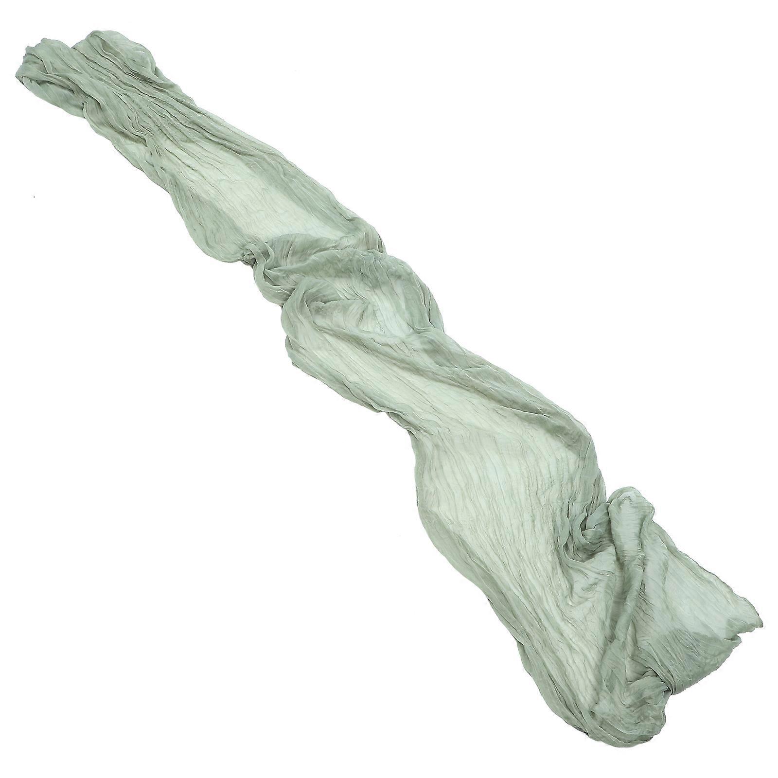 Green Table Runner Sheer Table Runner for Party Decorative Tablecloth