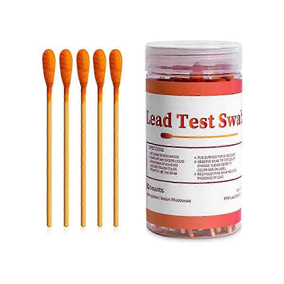 Lead Paint Detection Kit 60 Pcs with Test Swabs and Strips