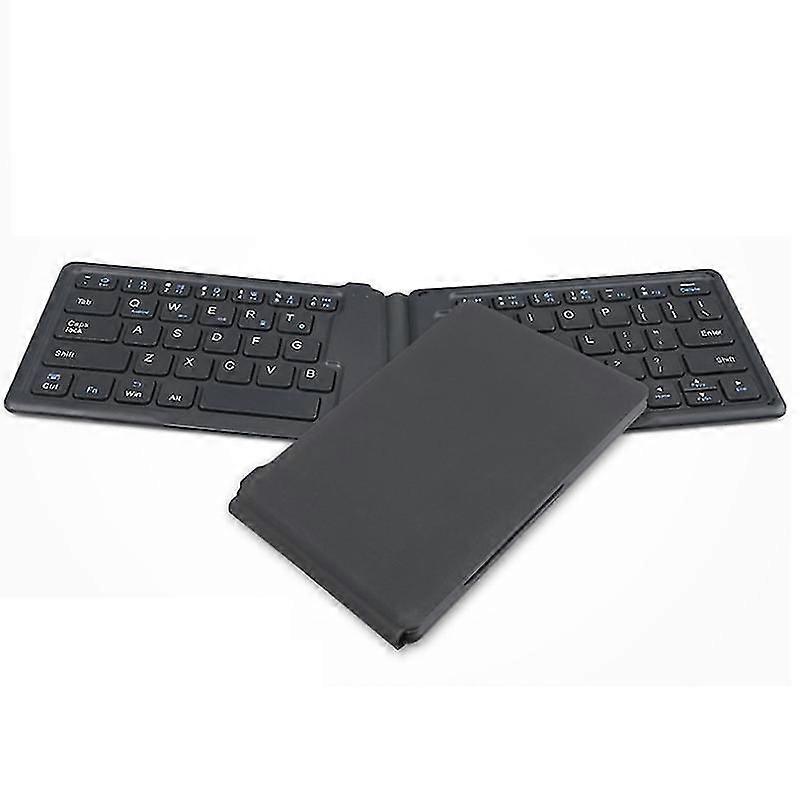 Portable Pu Leather Folding Mini Bluetooth Keyboard Foldable Wireless Keypad For ,for Android Phone,tablet,pc