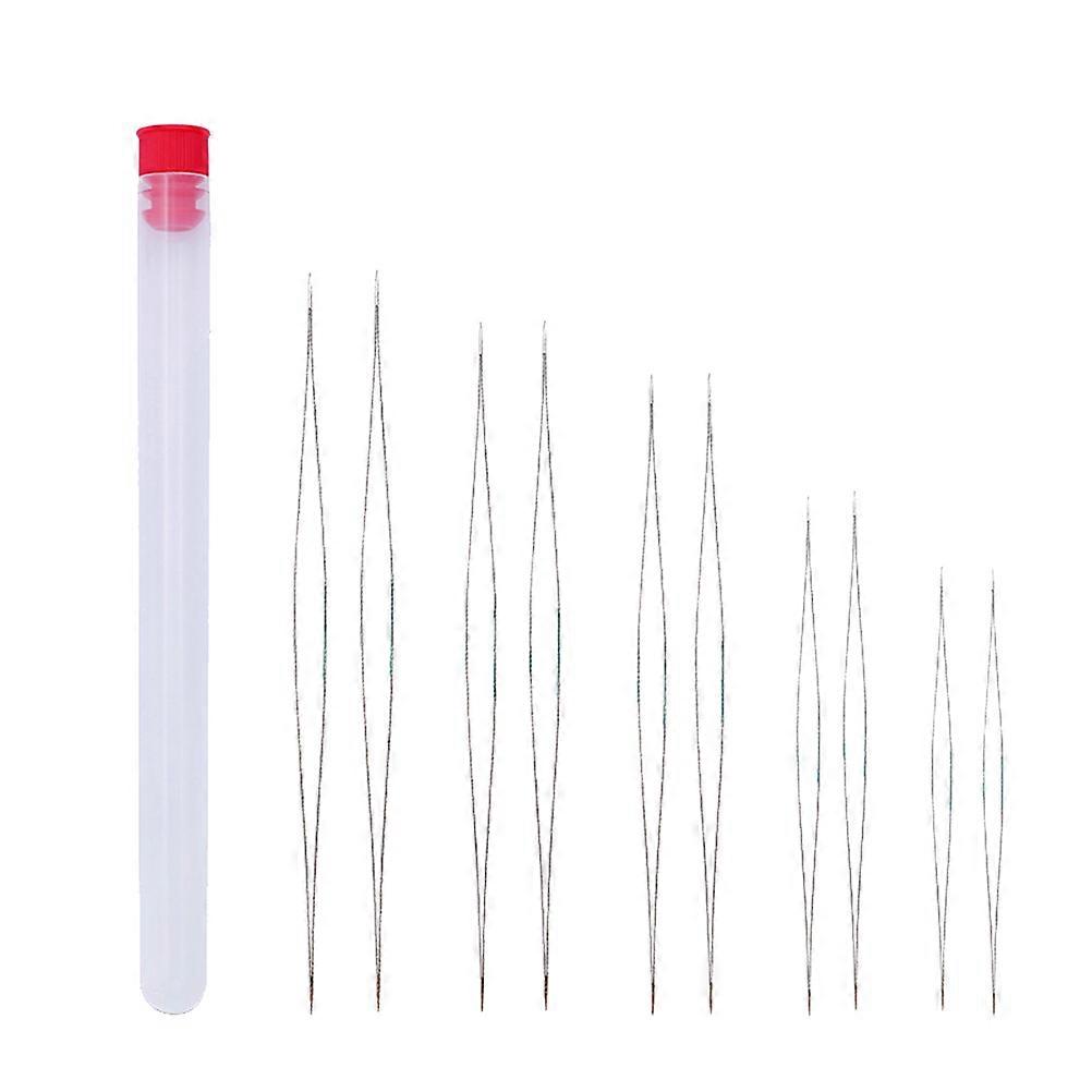 Beading Needles Threading Kit for Stitching Use 30Pcs White Set