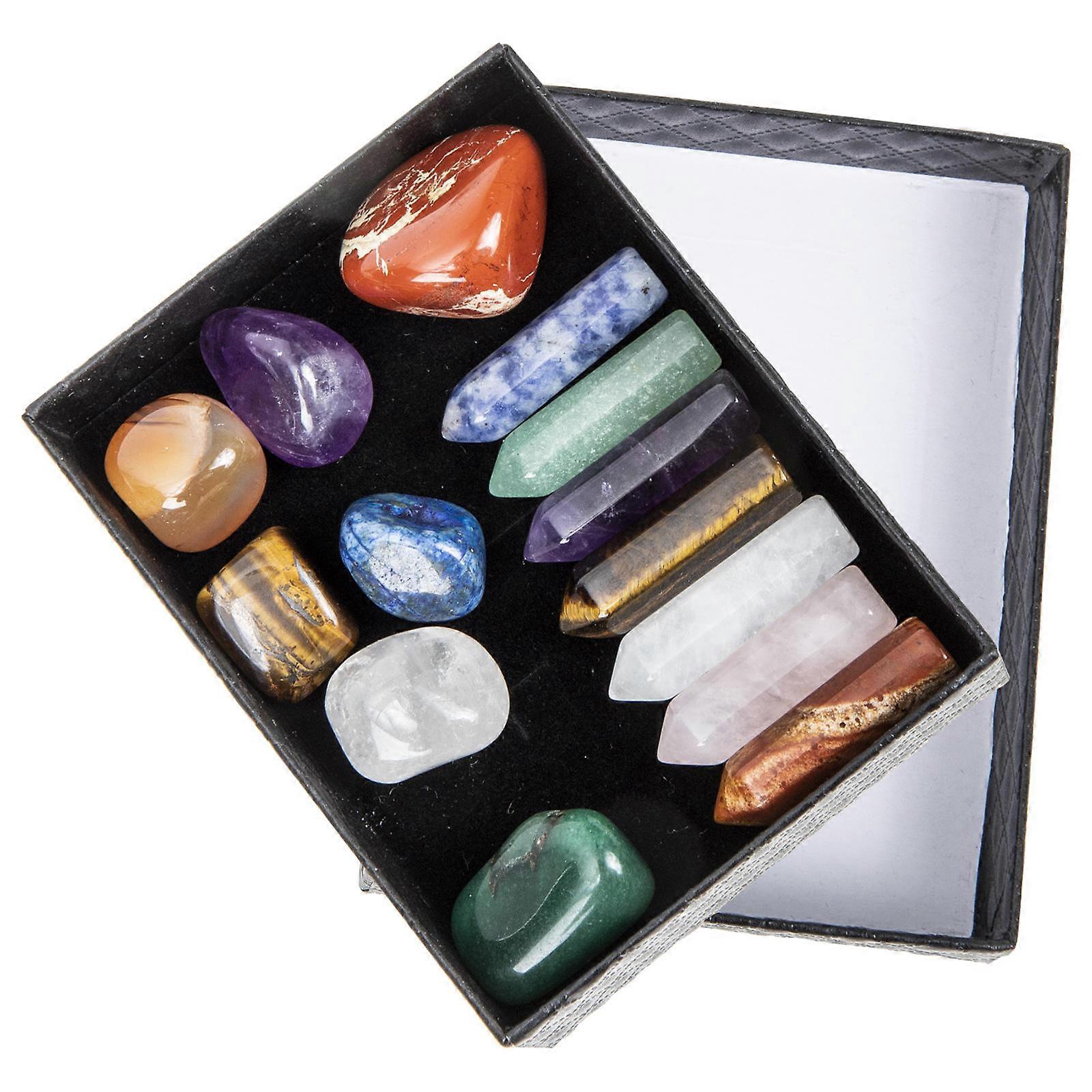 Multi-Function Crystal Pillars Portable Energy Stones for Decor 1Set
