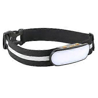 Running Light Rechargeable 5 Modes Running Lights for Runners with Rear Red Light Waterproof Flashlight for Night Safety