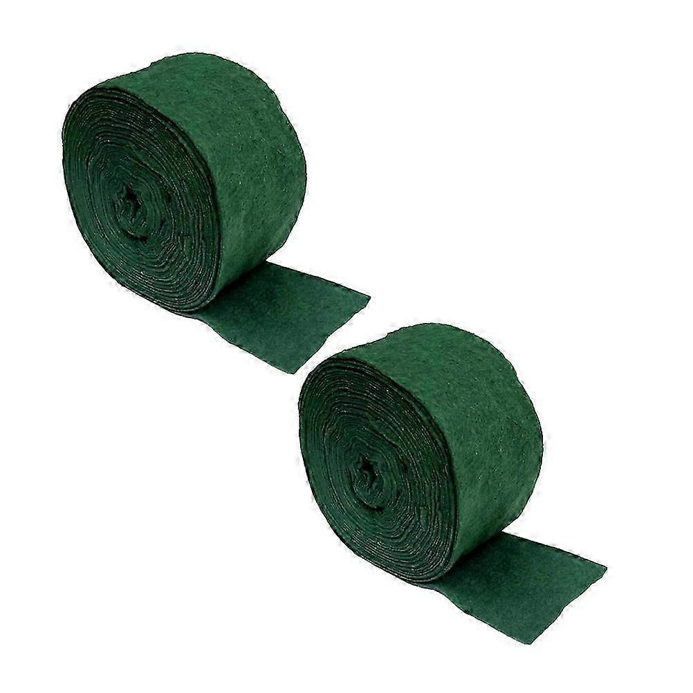 Tree Protector Wrap Tree Trunk Protector for Warm Keeping 2Pcs Green Single Layer