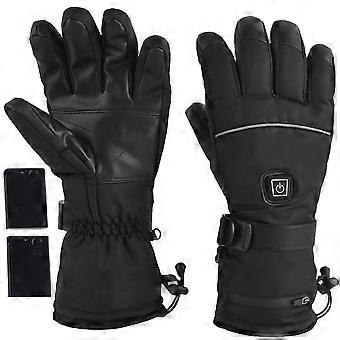 Thermal Electric Gloves for Men 1Pair Outdoor Skiing Warm Gloves