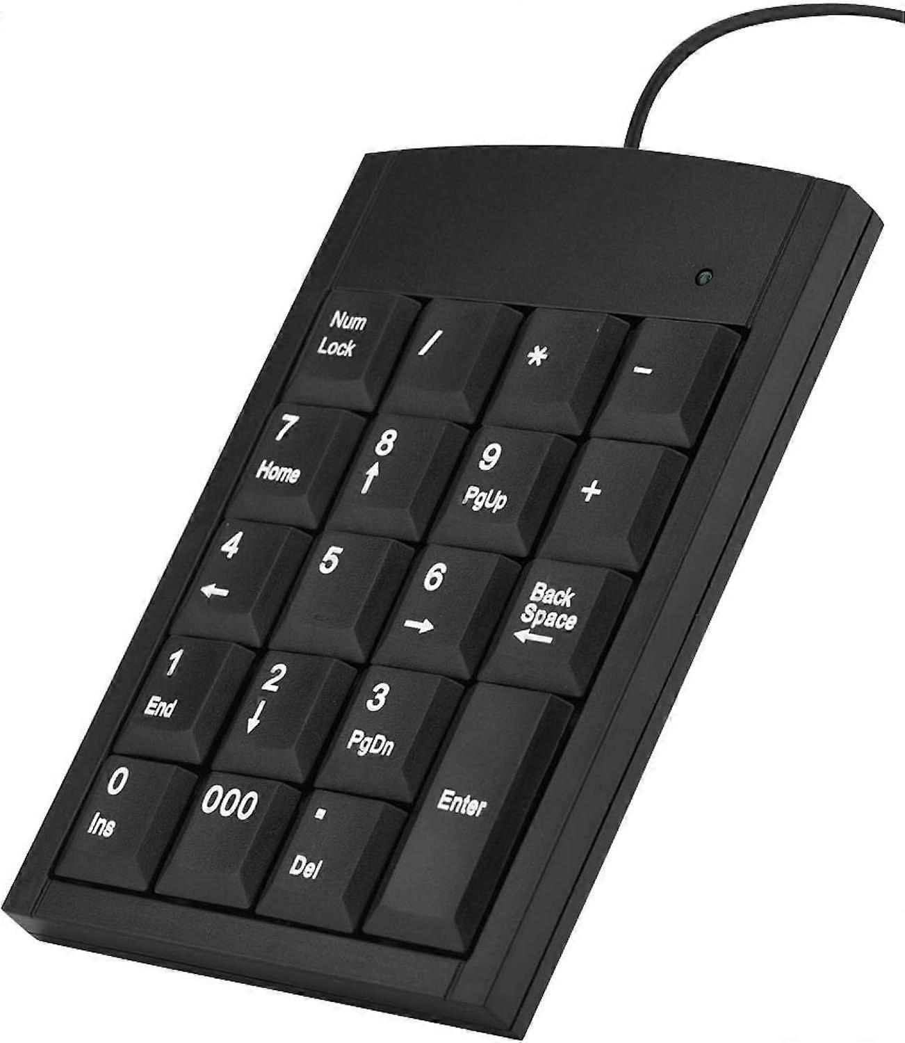 USB Numeric Keypad Portable Mini Number Pad Number Pad Numeric Keypad for Laptop PC Computer