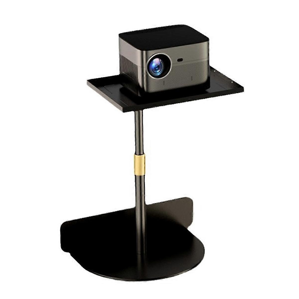 Adjustable Projector Stand Multi-Angle Support Tray Black
