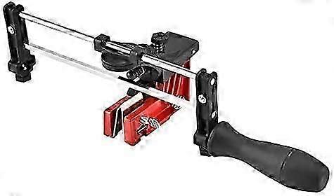 Manual chain sharpening holder for sharpening chainsaws, guide tool for chain filing.