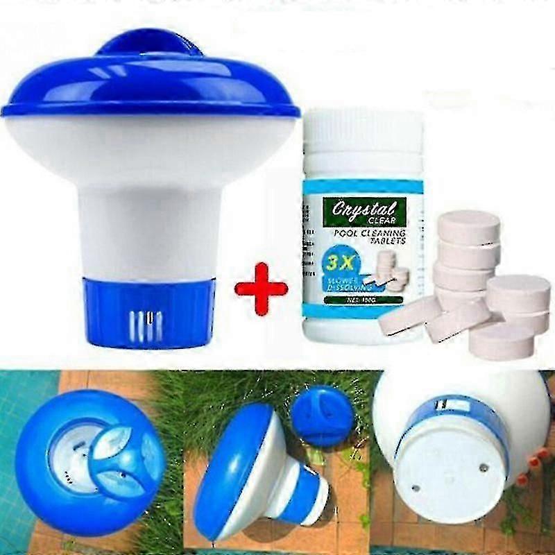 100Pcs Pool Cleaning Chlorine Tablets Set