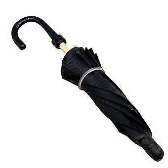 Miniatura de guarda-chuva para decoração, modelo preto, item decorativo.