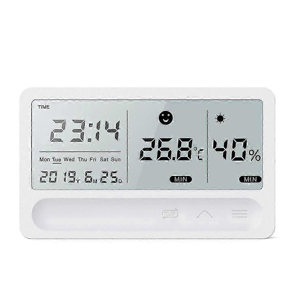 Humidity Meter Thermometer LCD Screen Handy Installation Temperature Gauge