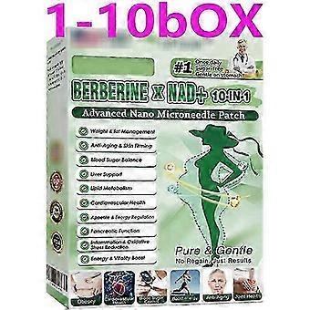 1-10 Pack Nano-Fusion Metabolic-Patch 10 In 1 Ultra-Thin Painless Microneedles for Body Slimming_ynag2