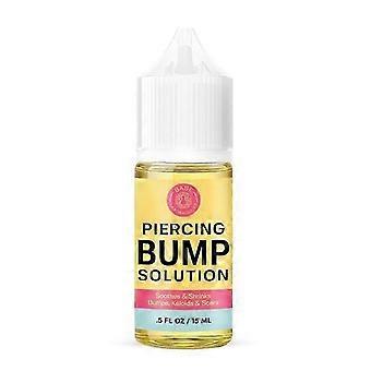 BASE LABORATORIES Solution pour boutons de piercing Huile de soin douce pour apaiser et réduire les boutons, chéloïdes et cicatrices de piercing, soins des piercings d'oreilles et de nez (15 ml)