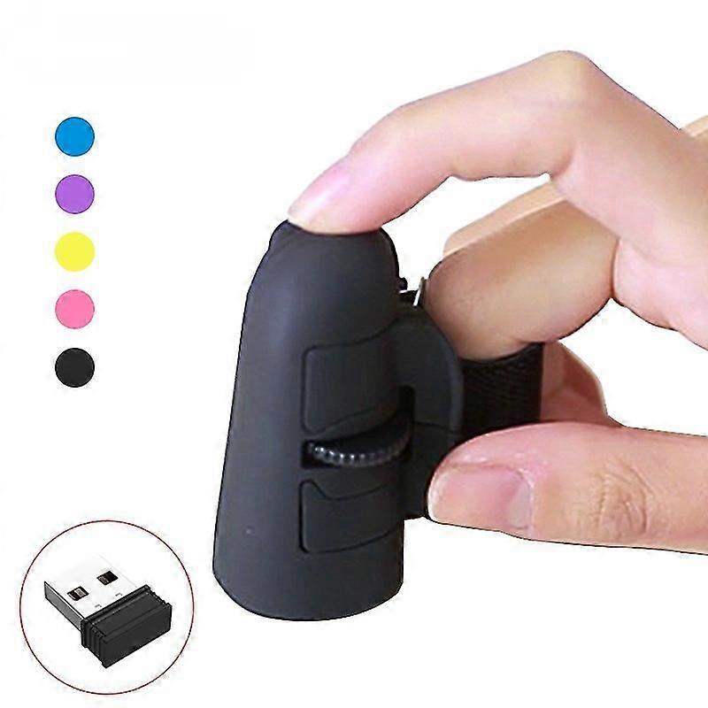 Wireless Mouse Creative Finger Lazy MouseBlack